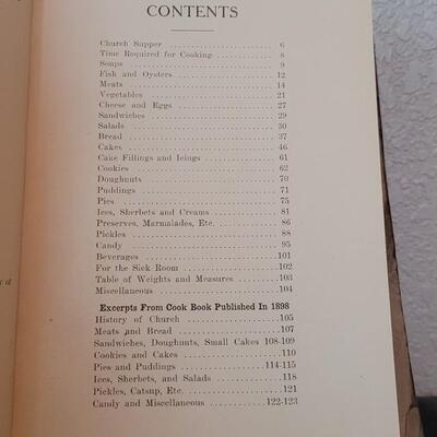 Lot 292: 1924 METHODIST COOK BOOK by Ladies Aid Society