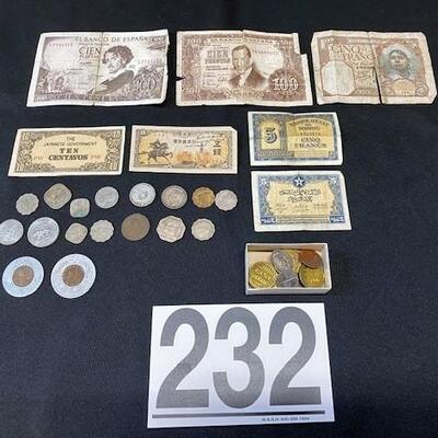 LOT#232J: Mixed Currency Lot