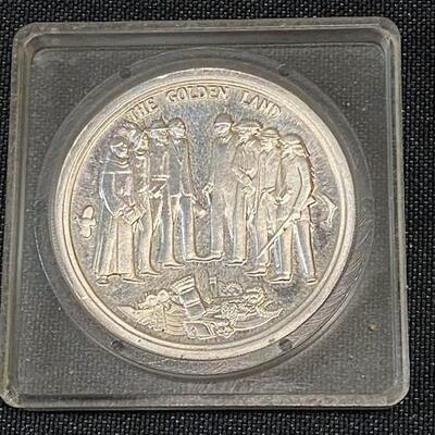 LOT#235J: Pair of Tested .999 Collectible Coins