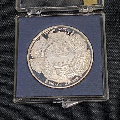 LOT#235J: Pair of Tested .999 Collectible Coins