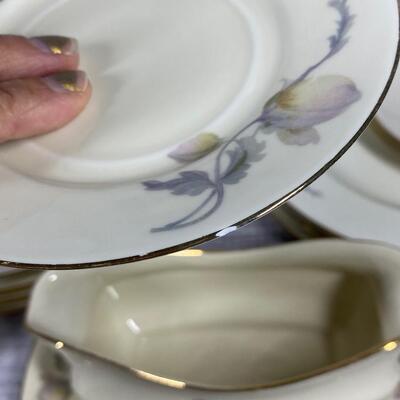 Vintage Epiag Czechoslovakia Pastelle China Dish Set 26 pieces