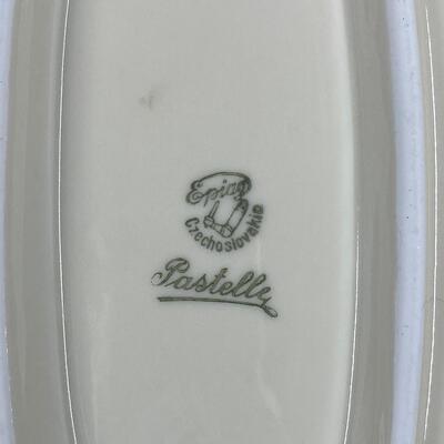 Vintage Epiag Czechoslovakia Pastelle China Dish Set 26 pieces