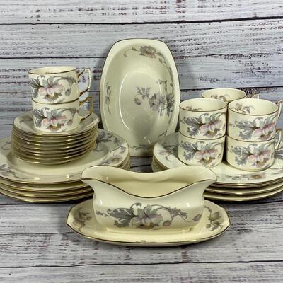 Vintage Epiag Czechoslovakia Pastelle China Dish Set 26 pieces