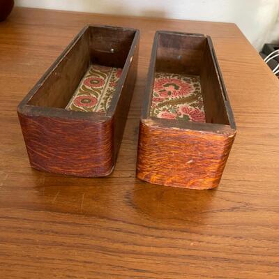 Lot 15 - Antique Treadle Sewing Machine Drawers