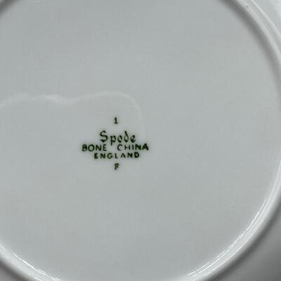Vintage White Spode Savoy Bone China Set Service for 4 *Missing One Dinner Plate*