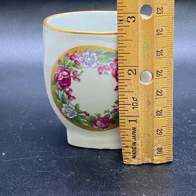 Small Limoges France Floral Painted Cup
