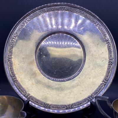 Benedict Silver Plate Serving Piece Lot