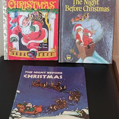 Lot 295: (3) The Night Before Christmas Books