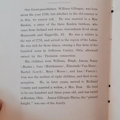 Lot 297: Genealogy of the Francis Family Book