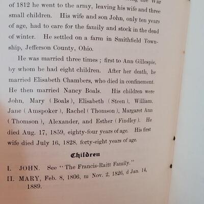 Lot 297: Genealogy of the Francis Family Book