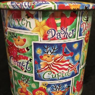 Nesting Tin Holiday Canisters