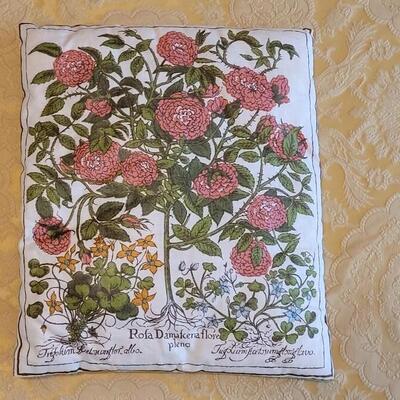 Lot 303: (3) Double Sided Botany Pillows