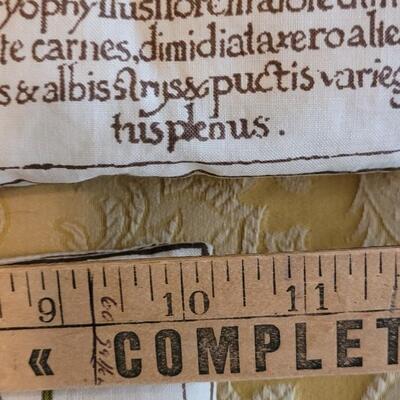 Lot 303: (3) Double Sided Botany Pillows