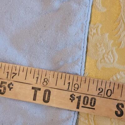 Lot 304: Vintage Rose & Sage Colored Raw Silk Pillowcases