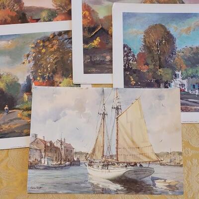 Lot 307: (5) Prints Lot