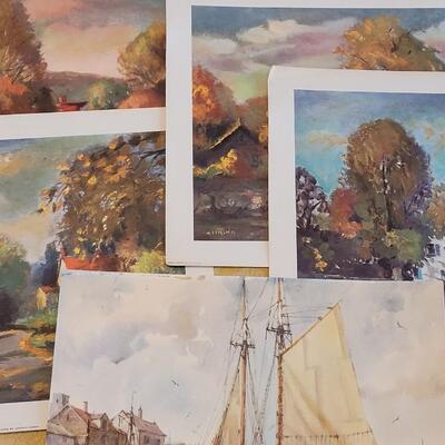 Lot 307: (5) Prints Lot