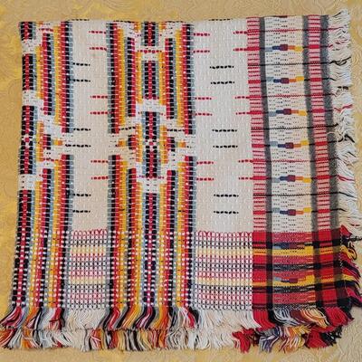 Lot 317: Vintage Table Runner, Small Picnic Size Tablecloth and Placemat