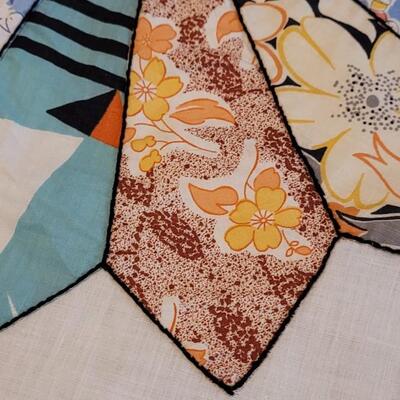 Lot 318: (5) Antique Large Quilting Squares