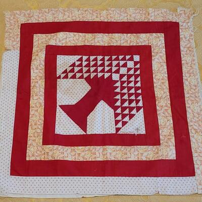 Lot 319: Antique Large Tree Quilting Square