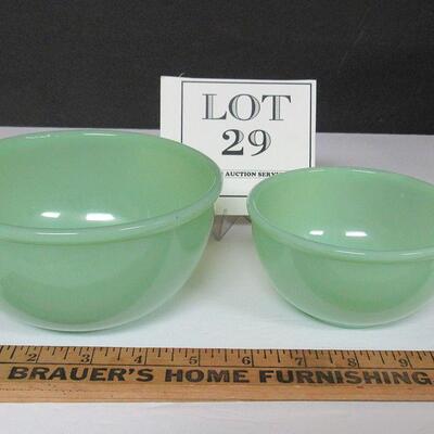 Vintage Jadite Mixing Bowls