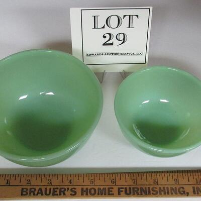 Vintage Jadite Mixing Bowls