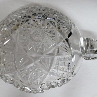 Vintage Cut Glass Nappy