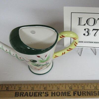 Neat Vintage Watering Can Shaped Wall Pocket