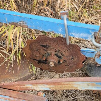 Lot 321: Vintage FORD Tractor Two Bottom Plow Attachment