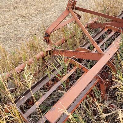 Lot 323: Vintage LARGE Tractor Rotary Tiller Attachment
