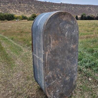 Lot 325: Large Metal Farm and Garden Livestock Watering Trough