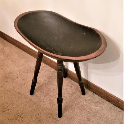 Lot #322 1970's faux standing "dough bowl"