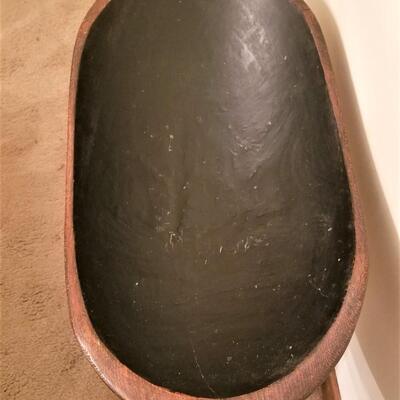 Lot #322 1970's faux standing "dough bowl"