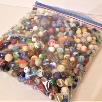 Lot #329  Gallon Bag full of Marbles