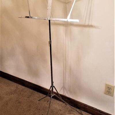 Lot #336  Hamilton Chrome Foldable Music Stand with Box