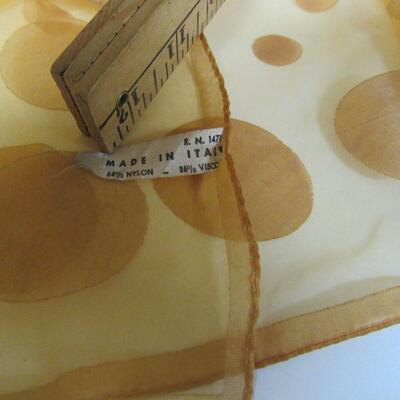 Ladies Scarf, Made in Italy, Nylon/Visc????