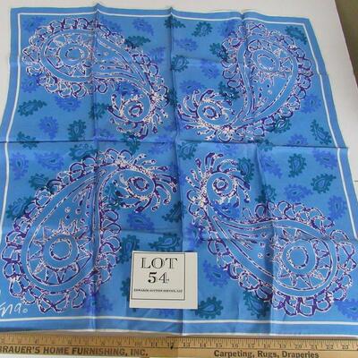 Fancy Ladies Artist Signed Scarf, Uena