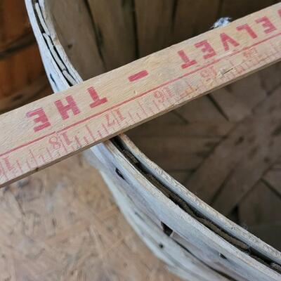 Lot 19: (3) Assorted Vintage Harvest Baskets Farmhouse