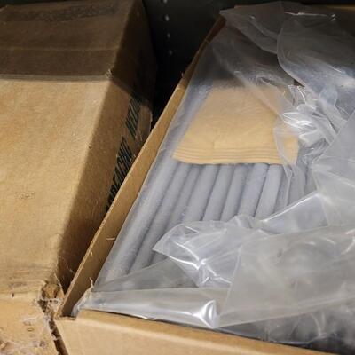 Lot 25: Unused Sealed 50lb. Box of AMSCO 77 Welding Rods