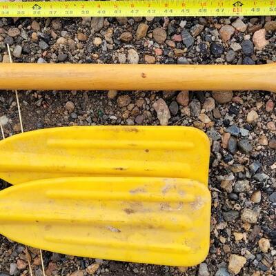 Lot 39: (3) Vintage Boat Paddles