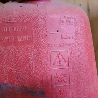 Lot 47: (3) Assorted Sizes (5 Gallon and Smaller) Gas Canisters EMPTY