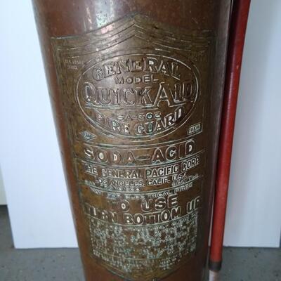 Copper Fire Extinguisher. General Model Quick Aid SA-303