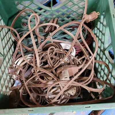 Lot 57: Vintage Milk Plastic Dairy Delivery Crate w/ Interior Extension Cords