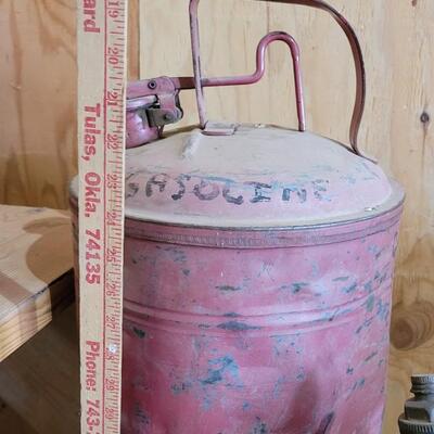 Lot 60: Vintage Metal Gasoline Storage Canisters
