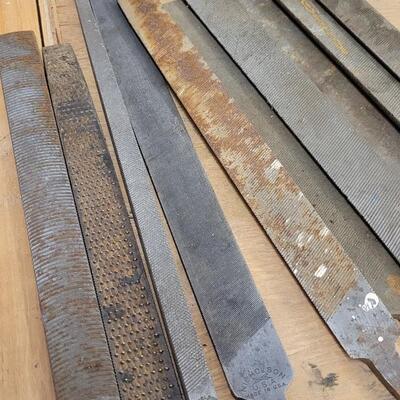 Lot 65: Assortment of Vintage Metal Files Workshop Tool