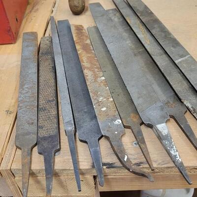 Lot 65: Assortment of Vintage Metal Files Workshop Tool