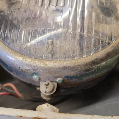 Lot 67: Vintage Pair of Rail Mount Auto Lights