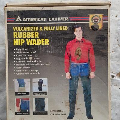 Lot 78: Fishing Waders Size 9 in Box