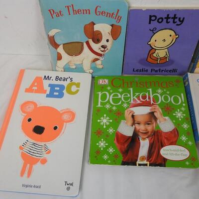 10 Baby/Toddler Books, Touch and Fee, Shapes, Opposites