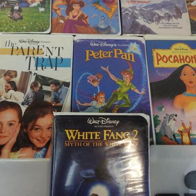 19 Kids Movies on VHS: Angels in the Outfield -to- White Fang 2