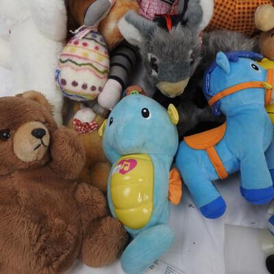 26 pc Stuffed Animals, Cookie Monster, Homemade Stuffed Animals